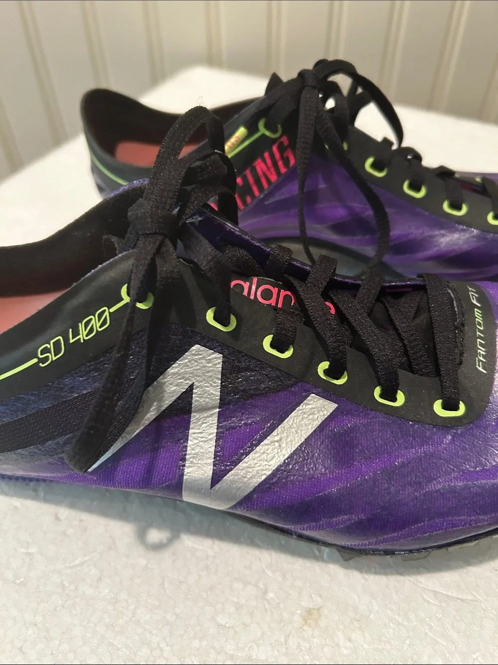 New Balance Track Racing Spikes Shoes SD 400 Fantom Fit Women’s Purple size 7